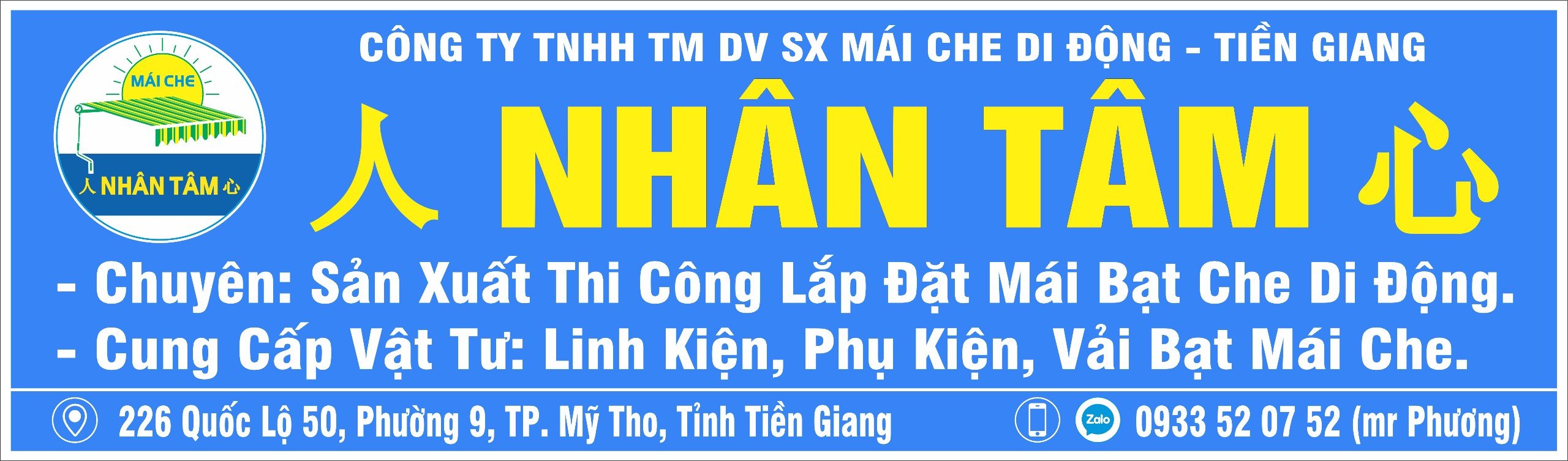 Mái che Long An Nhân Tâm