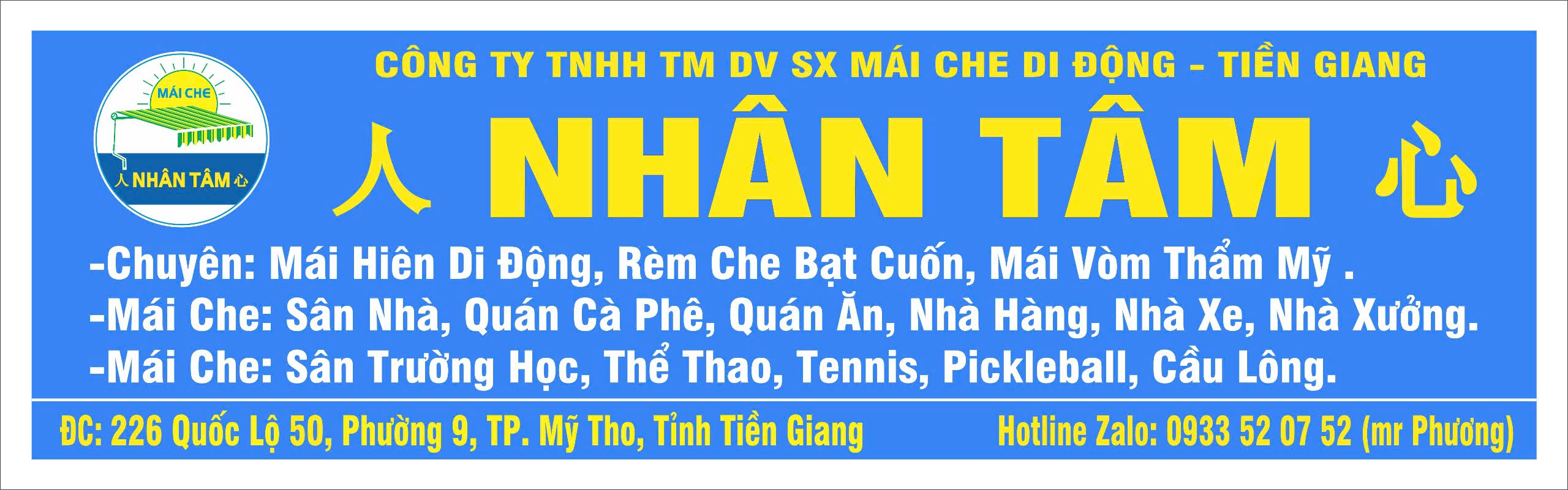 Mái che Long An Nhân Tâm