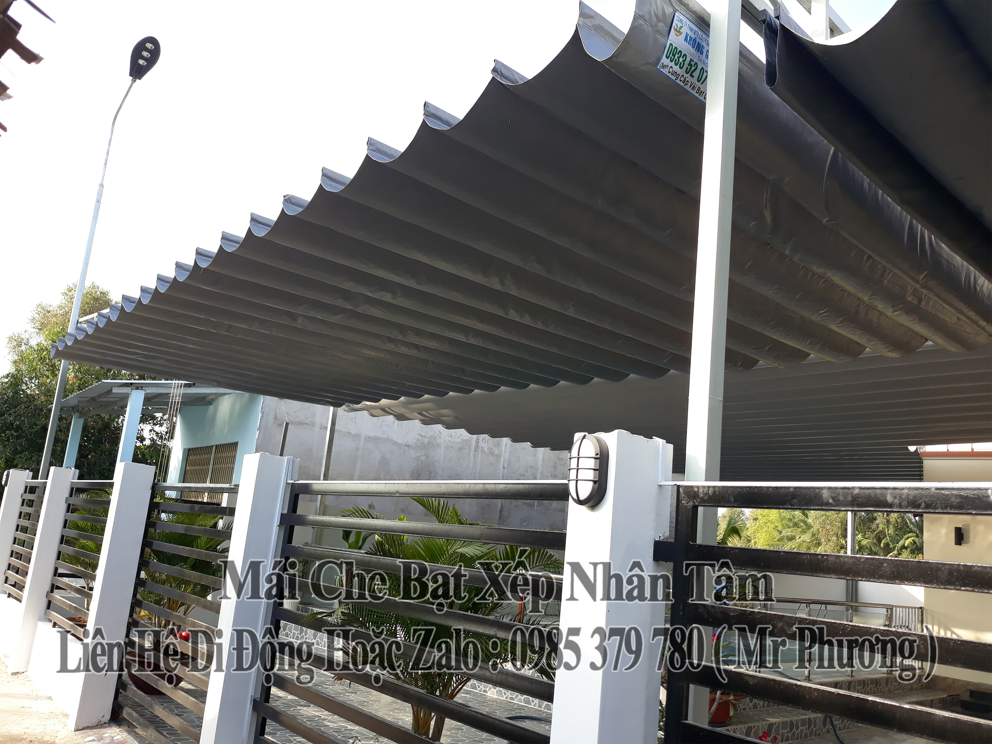 Mái Kéo Bạt Sân Nhà Mỹ Tho Tiền Giang