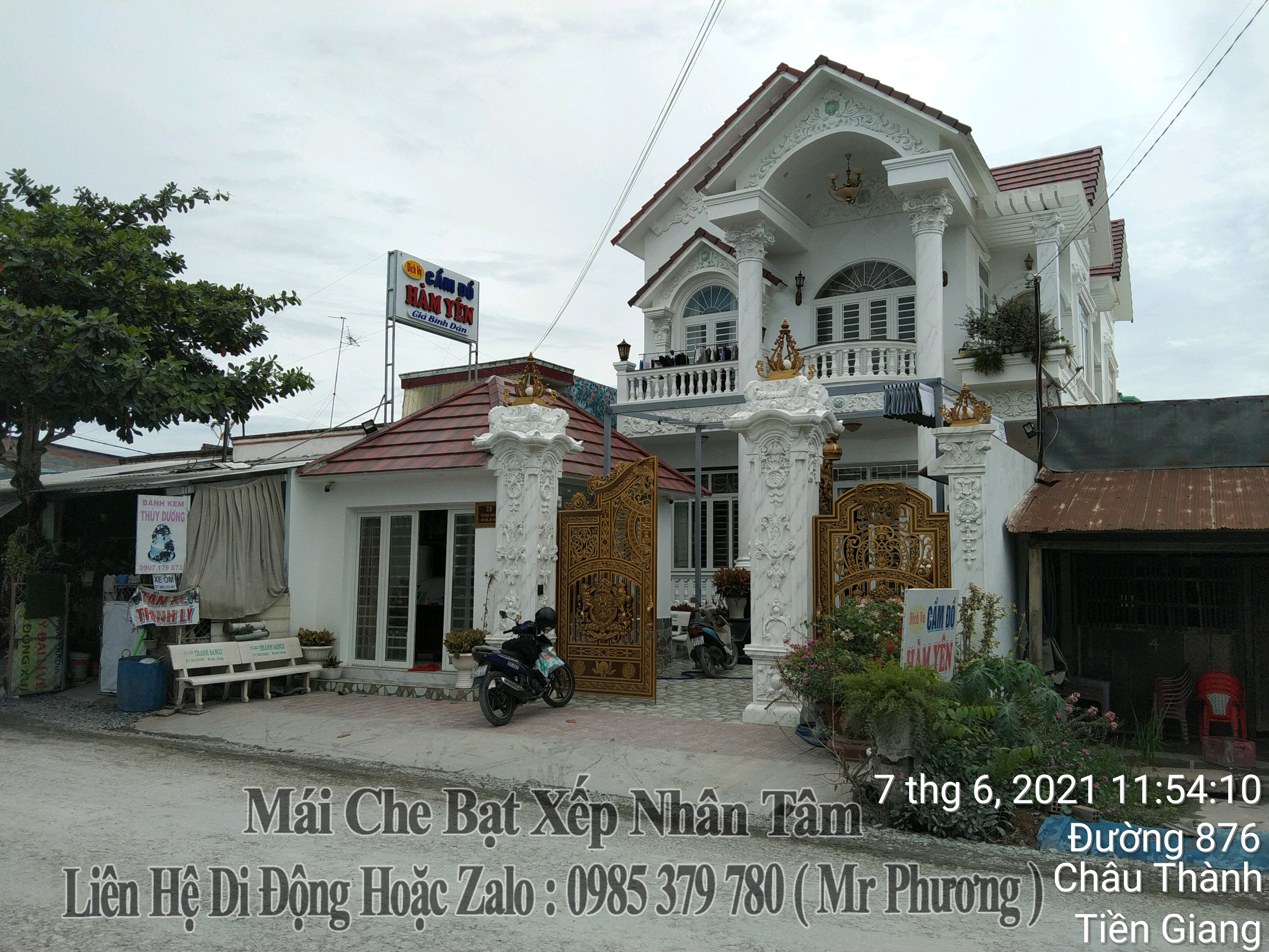 Mái Bạt Di Động Sân Nhà Mỹ Tho Tiền Giang