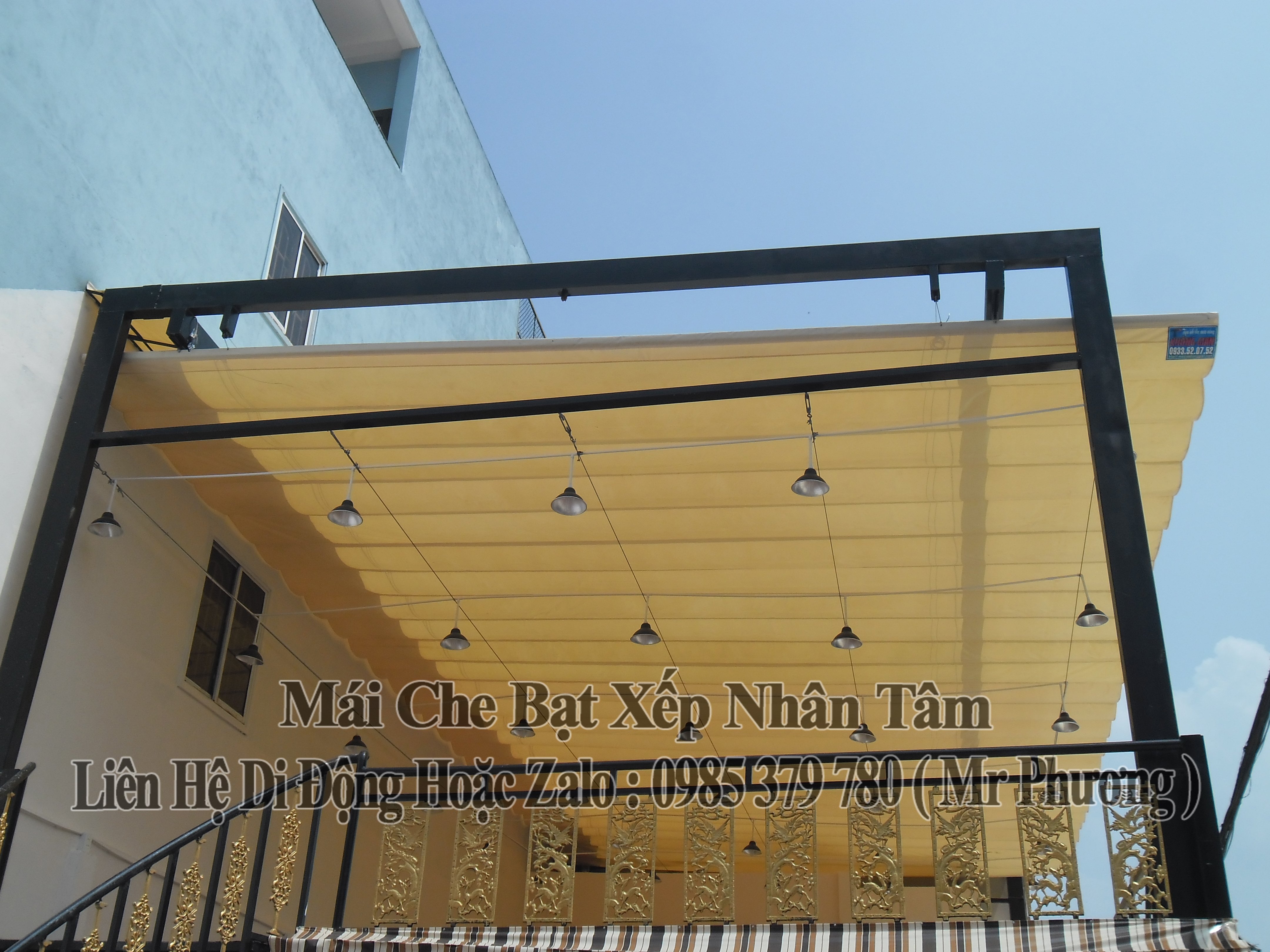 Mái Che Kéo Dây Quán Ăn Thị xã Cai Lậy Tiền Giang