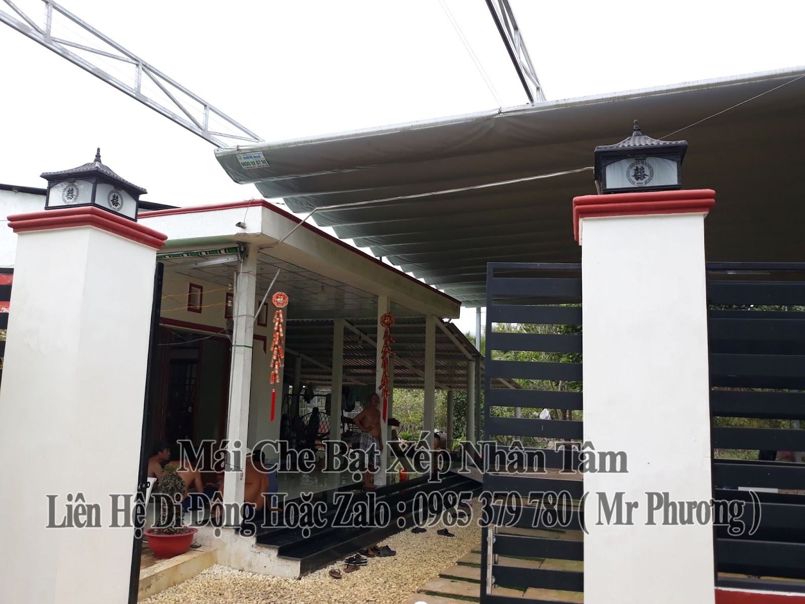 Mái Kéo Di Động Sân Nhà Tân Phú Đông Tiền Giang