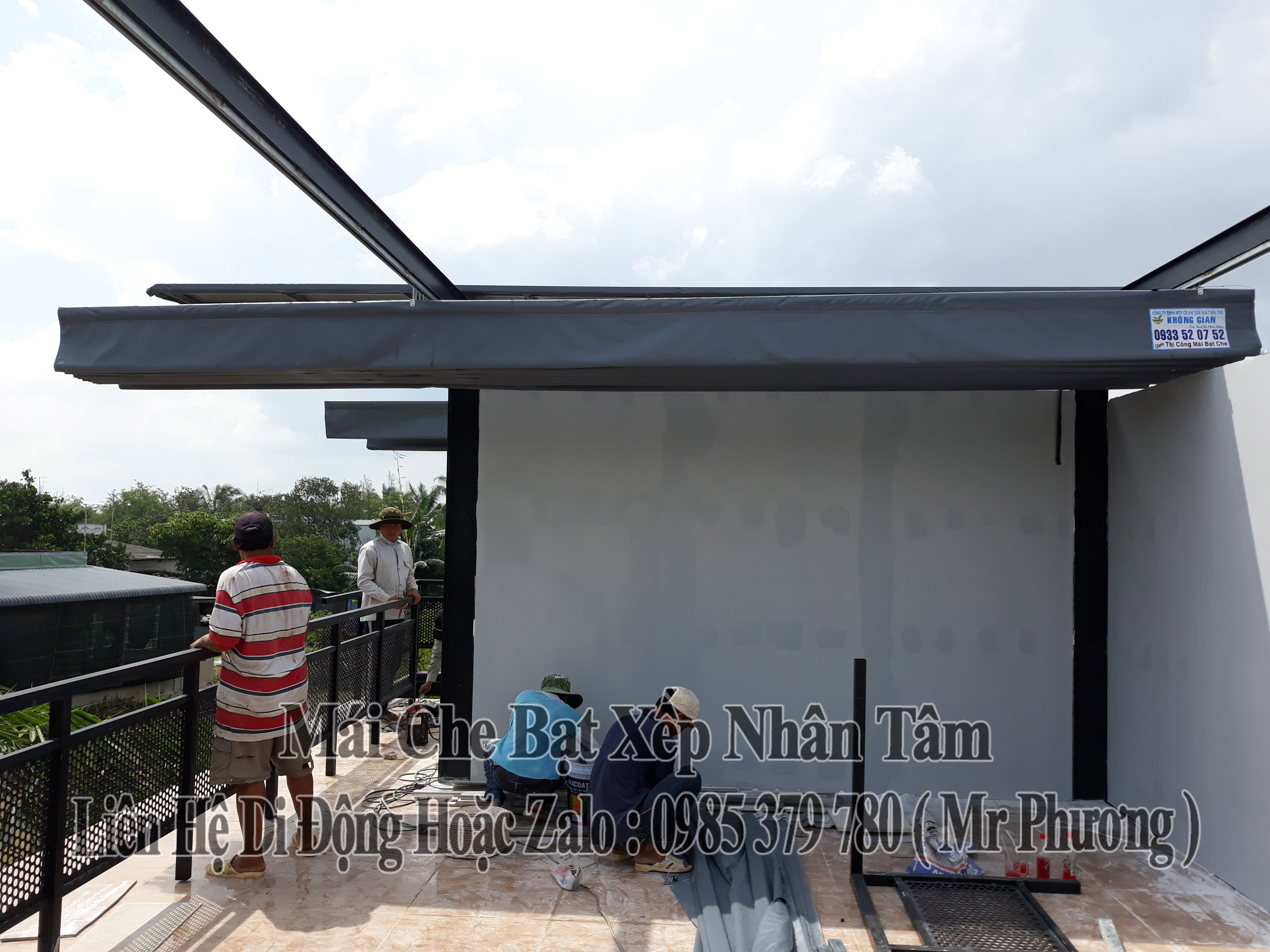 Mái Bạt Che Sân Thượng Tiền Giang