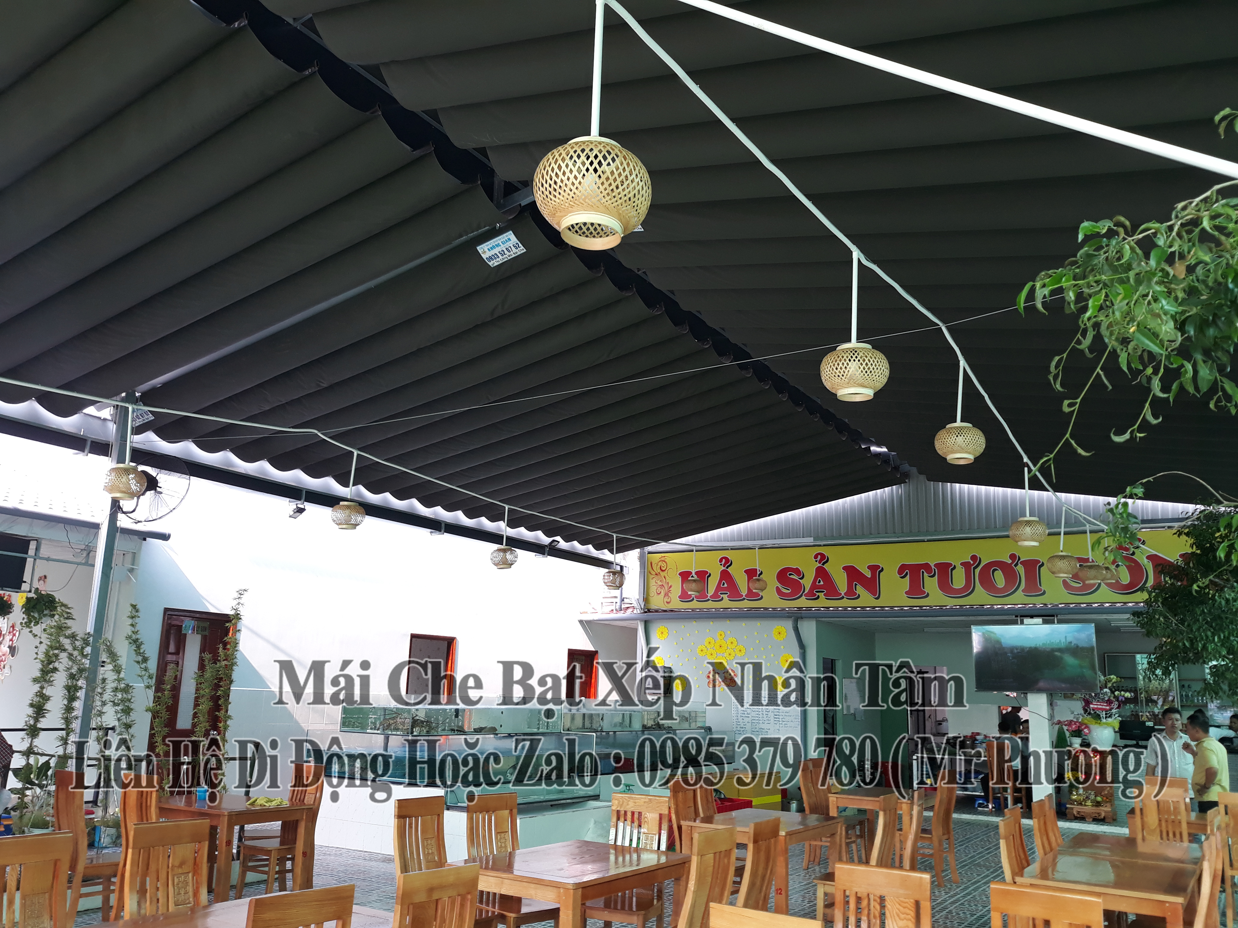 Mái Che Bạt Quán Ăn Tân Phú Trung Tiền Giang