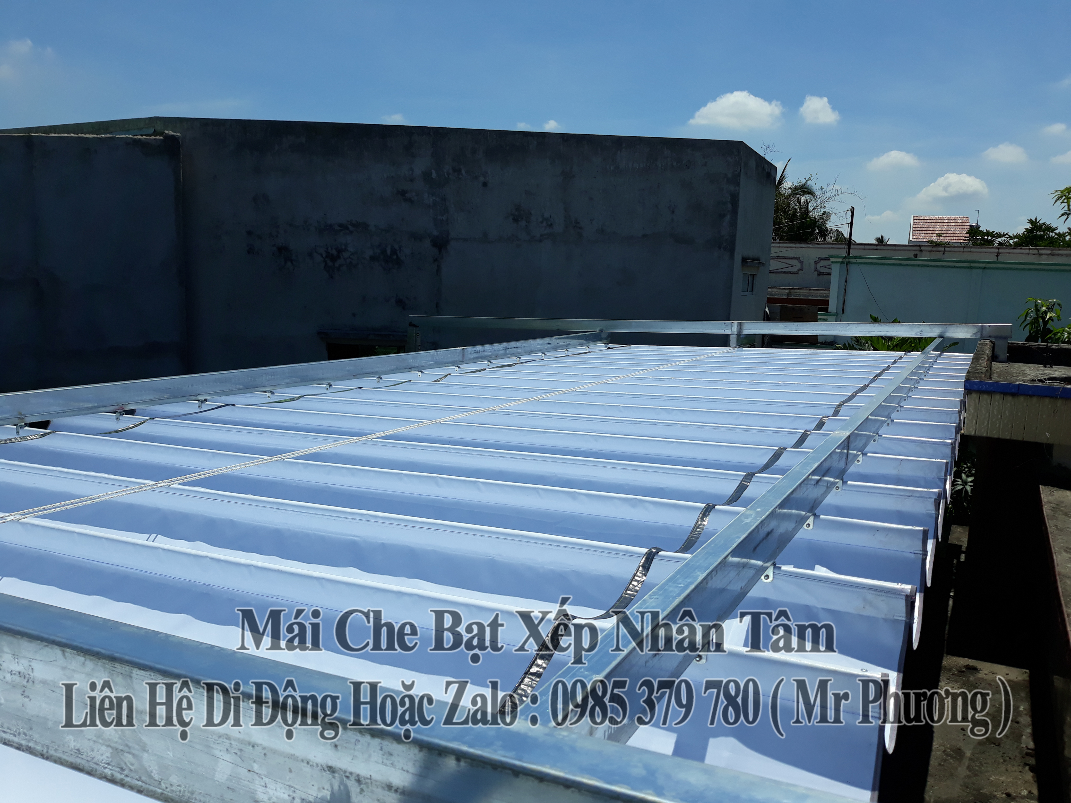Mái Che Xếp Múi Sân Nhà Châu Thành Tiền Giang