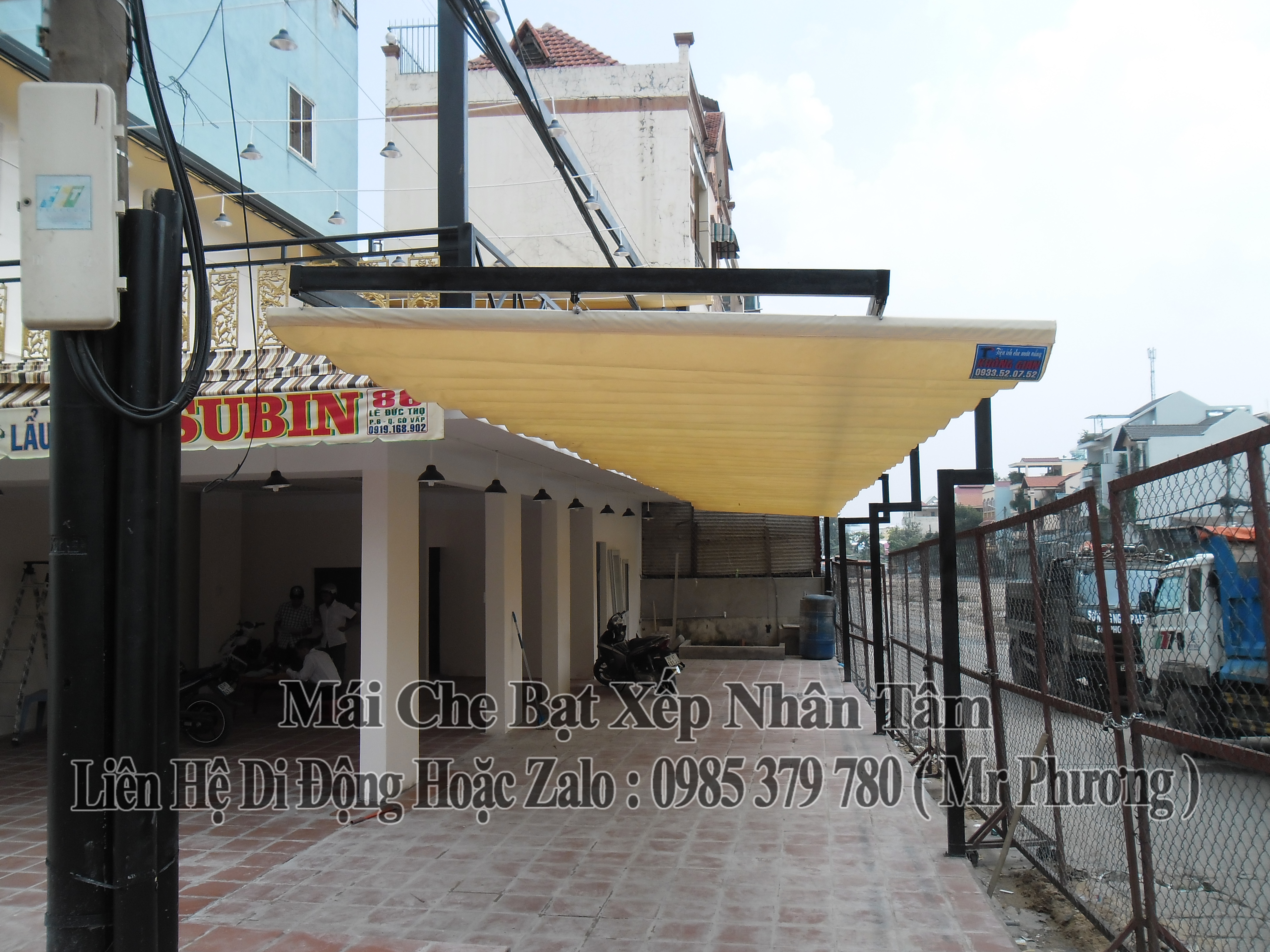 Mái Che Kéo Dây Quán Ăn Tân Phú Trung Tiền Giang