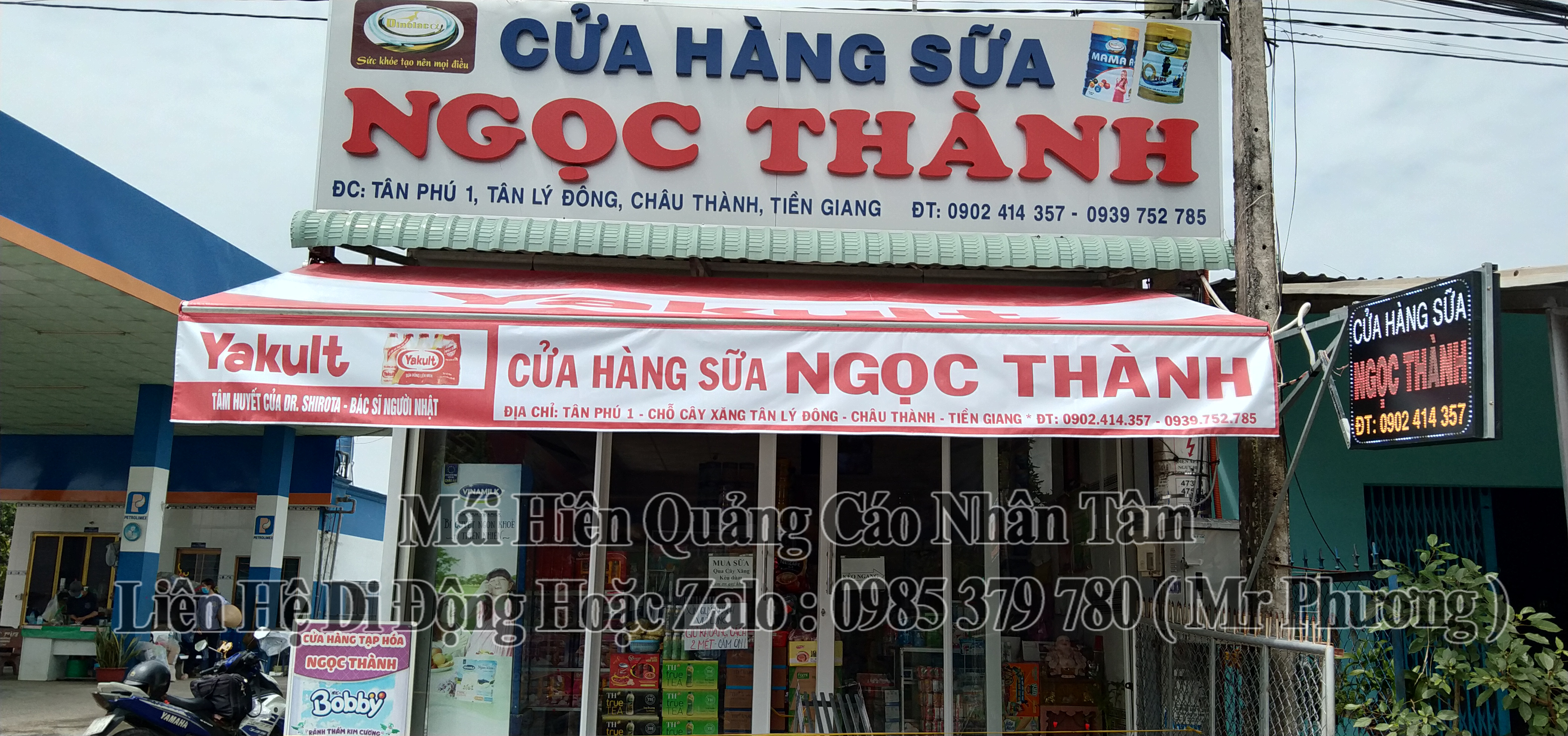 Mái Hiên Quảng Cáo Tài Trợ Gò Công Tiền Giang