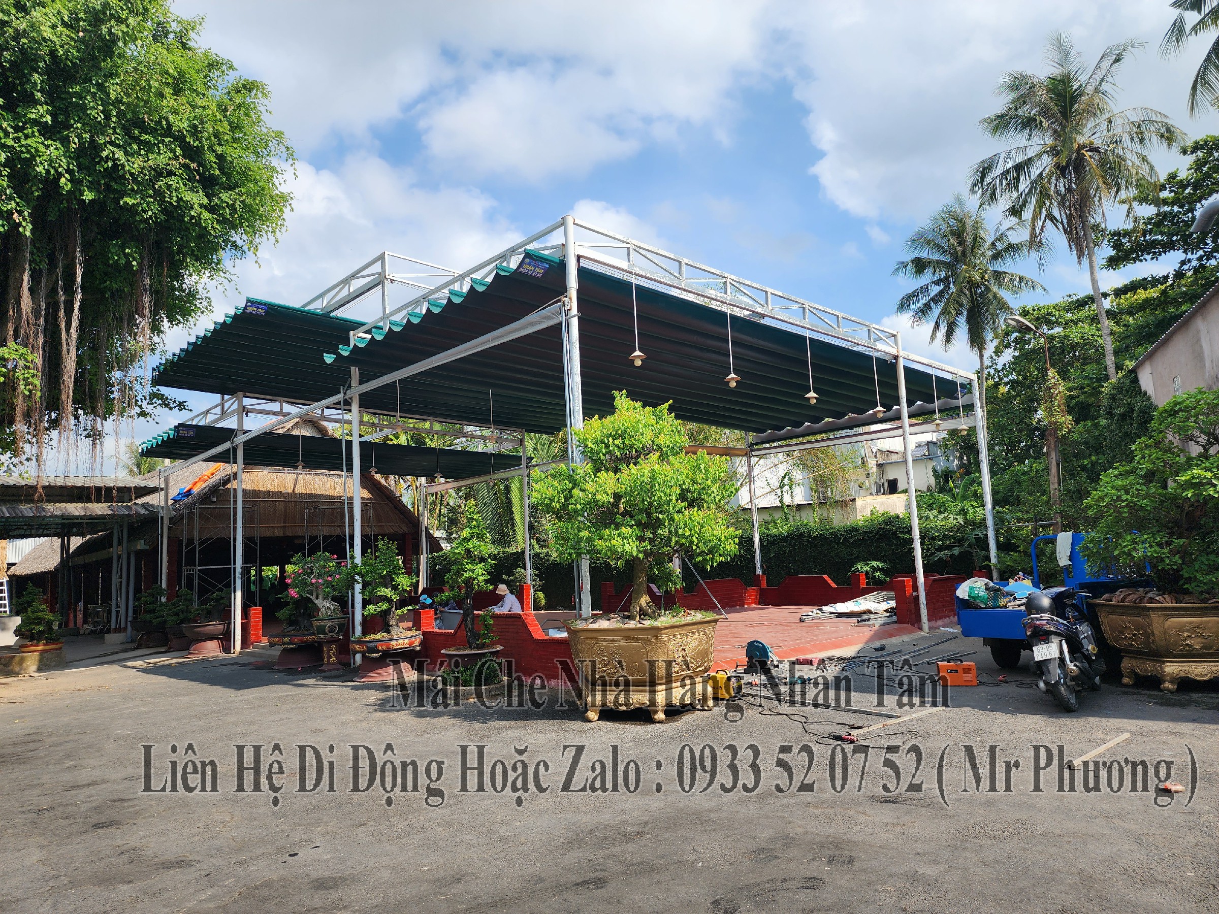 Mái Che Di Động Quán Ăn Tiền Giang