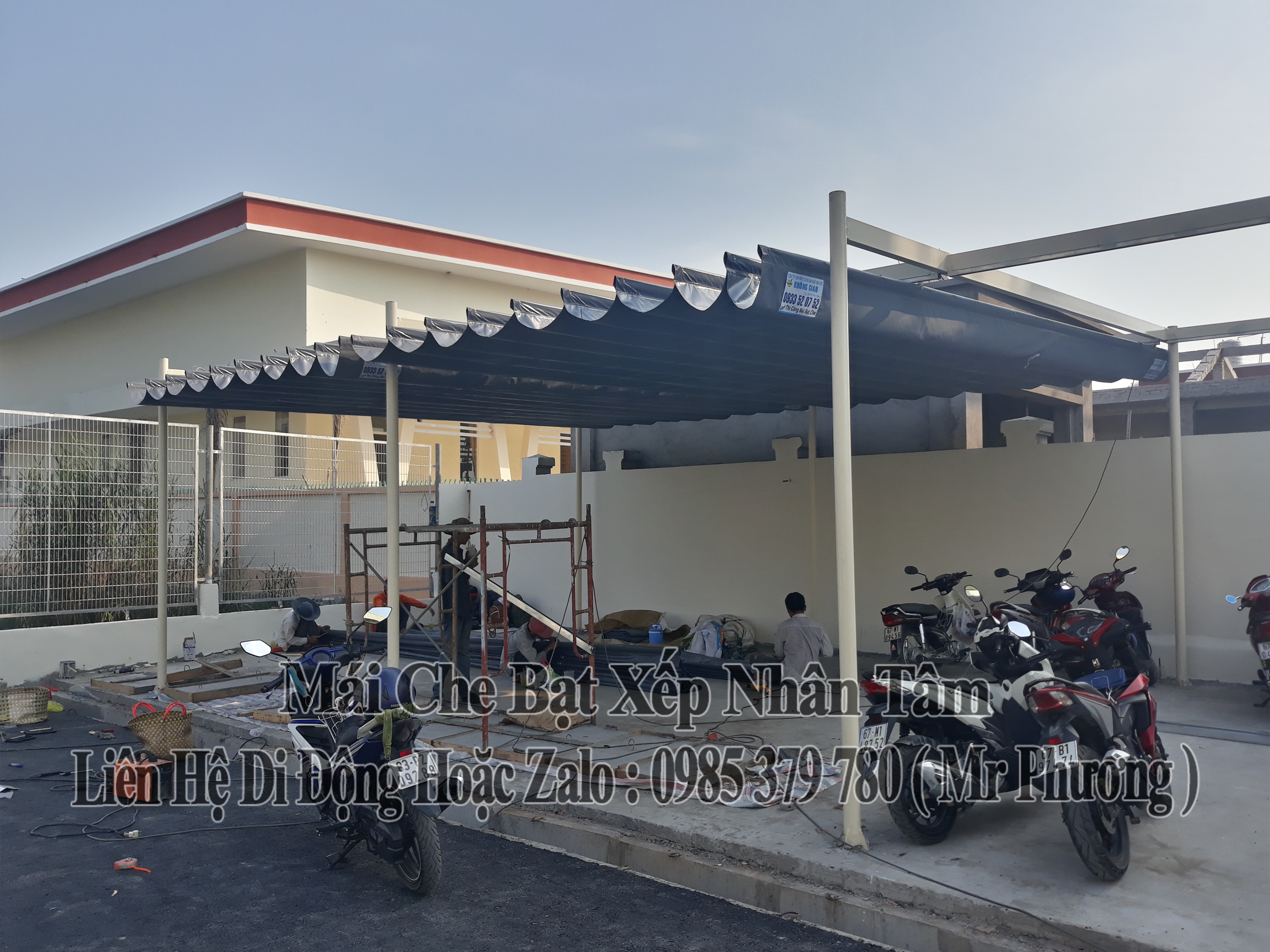 Mái Che Nhà Để Xe Chợ Gạo Tiền Giang