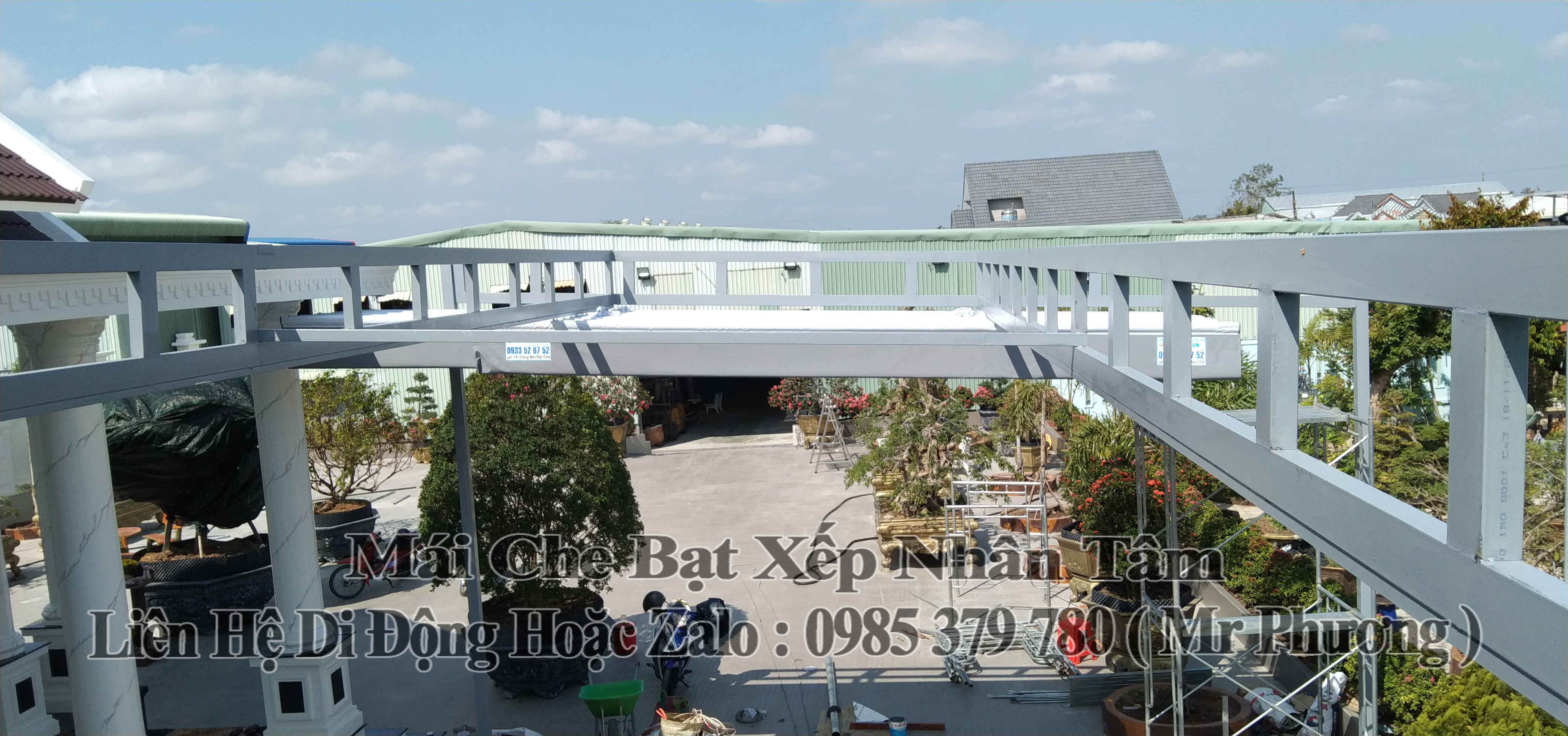Mái Che Xếp Sân Nhà Chợ Gạo Tiền Giang
