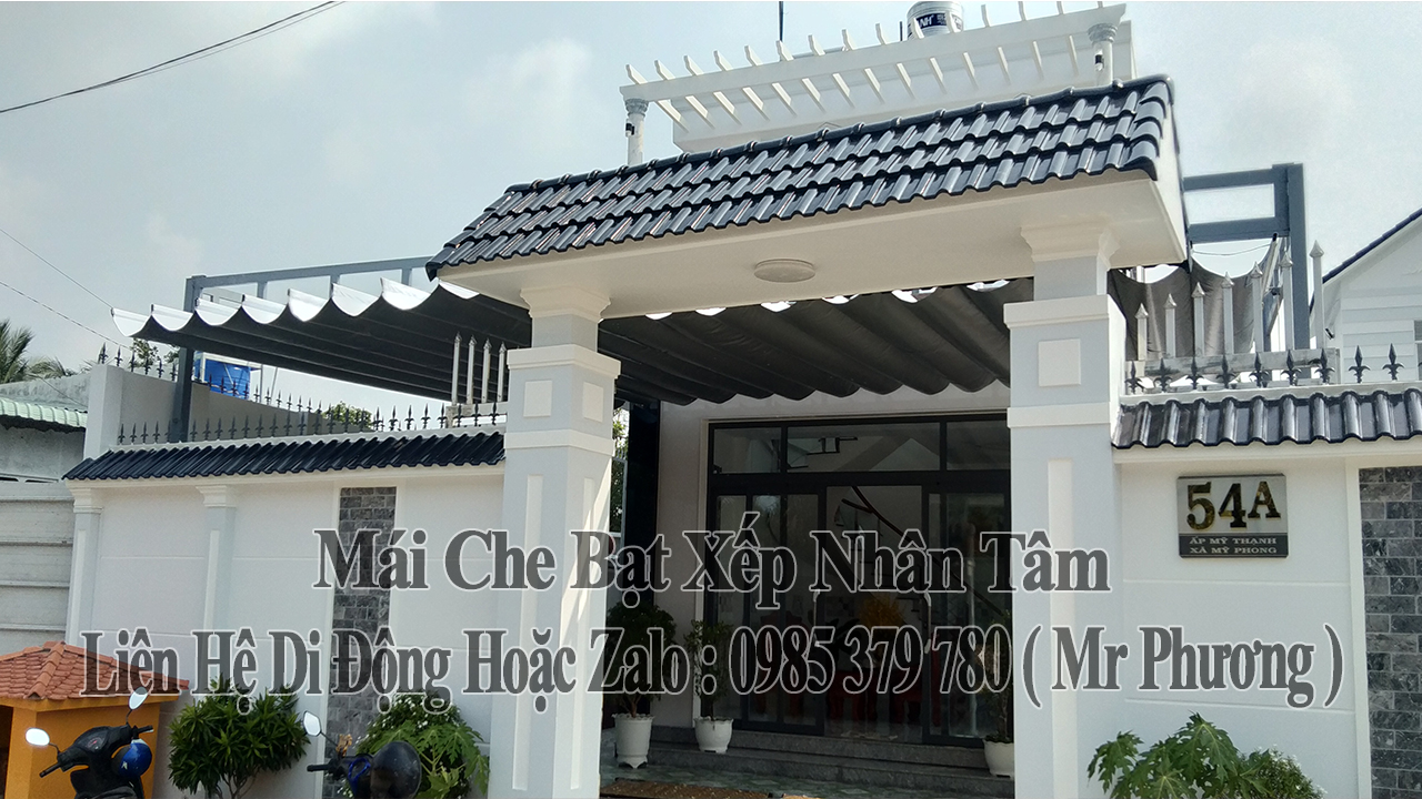 Mái Che Tiền Chế Sân Nhà Gò Công Tây Tiền Giang