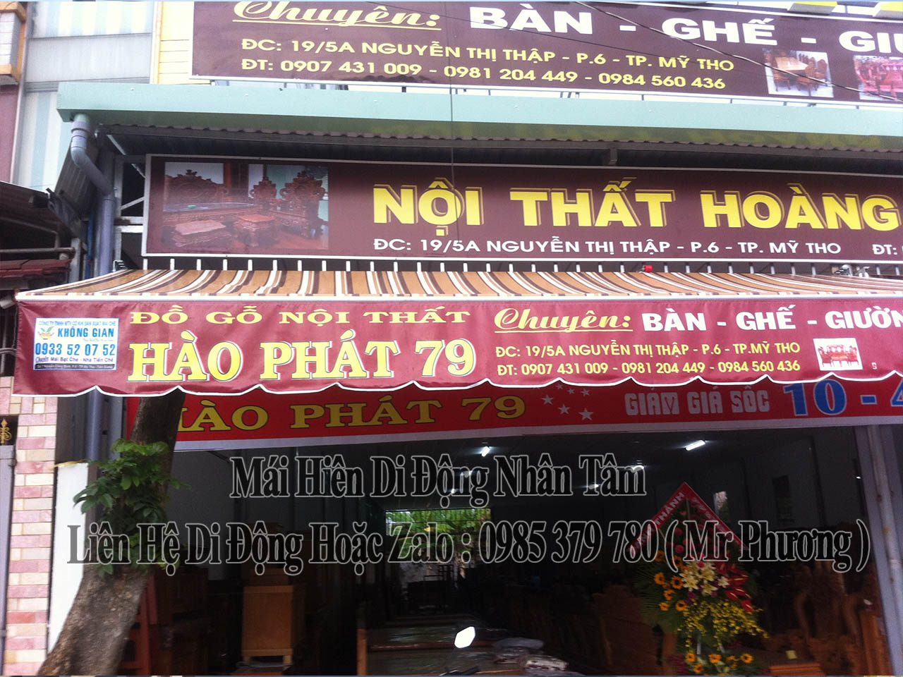 Cơ Sở Làm Mái Hiên Gò Công Tiền Giang