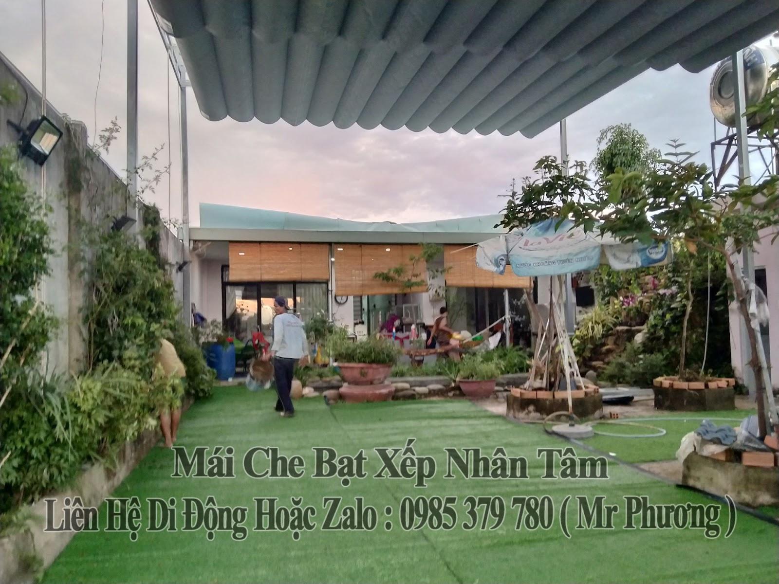 Mái Che Xếp Lượn Sóng Sân Nhà Tân Phú Đông Tiền Giang