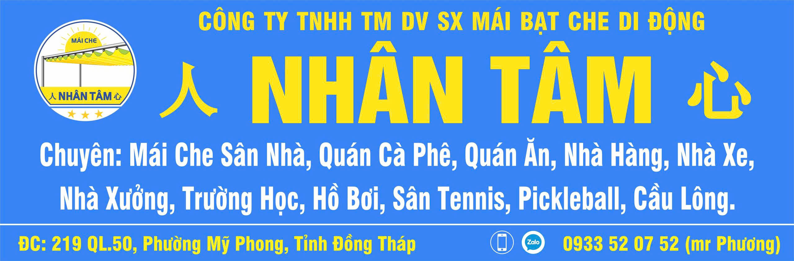 Mái che Long An Nhân Tâm